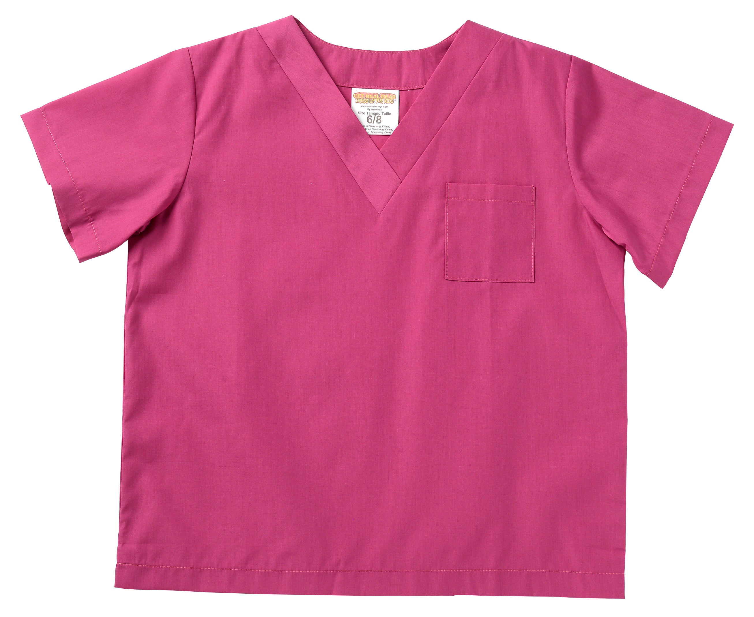 Dr. Scrubs, Fuchsia Pink, Size 2/3