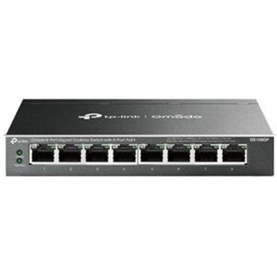 TP-Link - Omada Omada 8-Port Gigabit Desktop Switch with 8-Port PoE+ - 8 Ports - Gigabit Ethernet - 10/100/1000Base-T - 74.39 W - Unknown