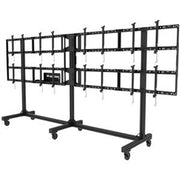 Peerless-AV&amp;reg; SmartMount&amp;reg; Portable Video Wall Cart 4x2 Configuration for 46&amp;quot; to 55&amp;quot; Displays
