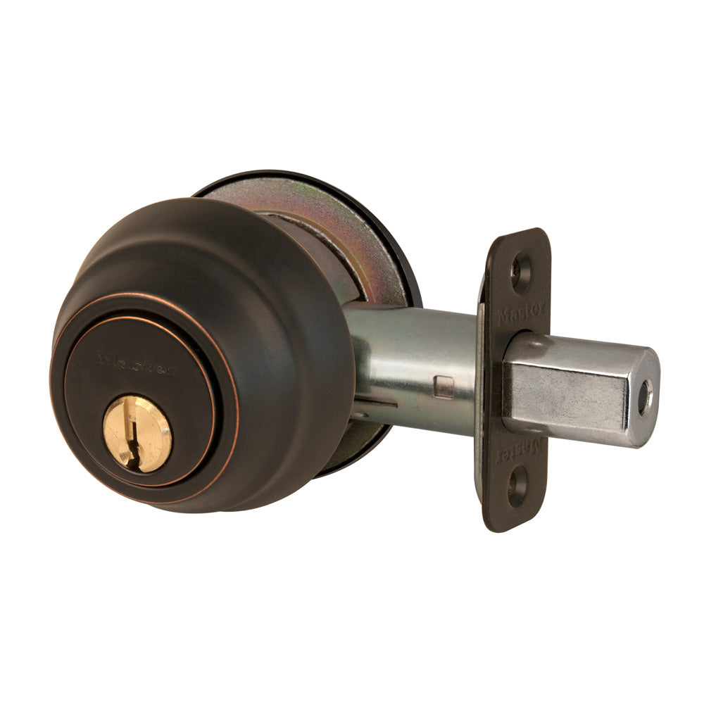 Grade 1 Double Cylinder Deadbolt; Aged Bronze, KW1