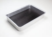 United Scientific® Dissecting Pan, Aluminum, With Black Wax, 11.25" X 7.5" X 1.5"