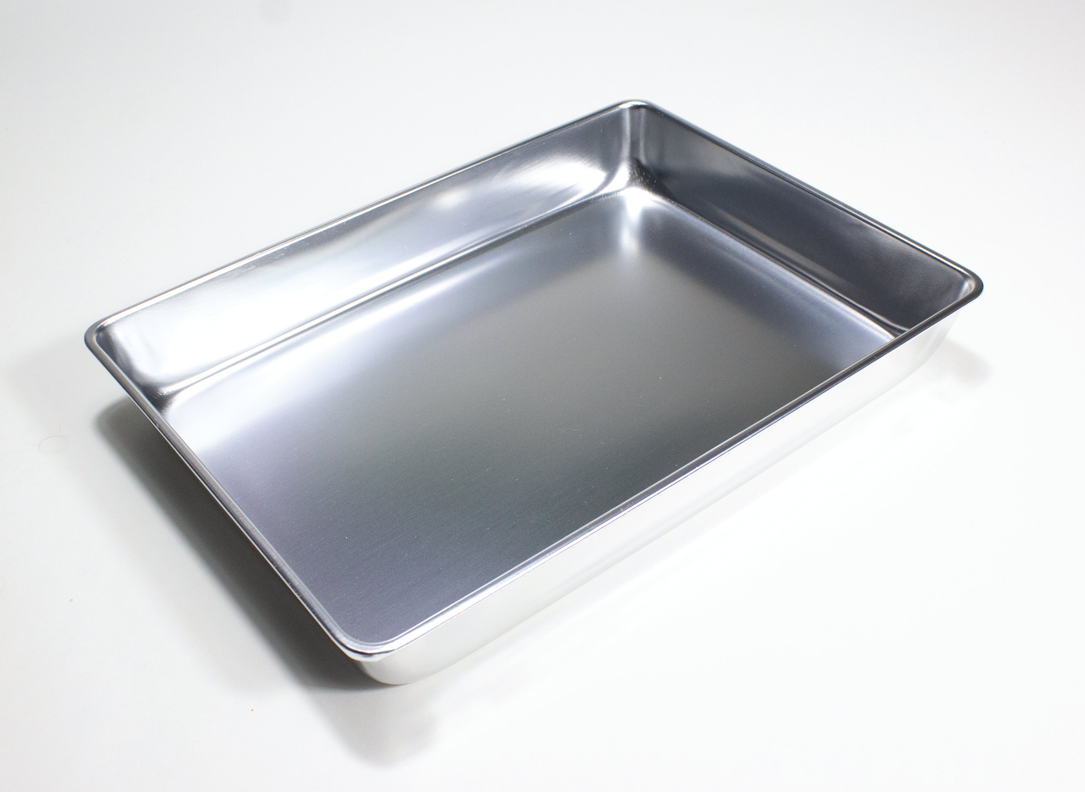United Scientific® Dissecting Pan, Aluminum, 11.25" X 7.5" X 1.5"