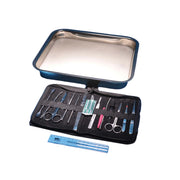 United Scientific® Dissecting Instruments, Deluxe Set Of 14 With Dissecting Tray