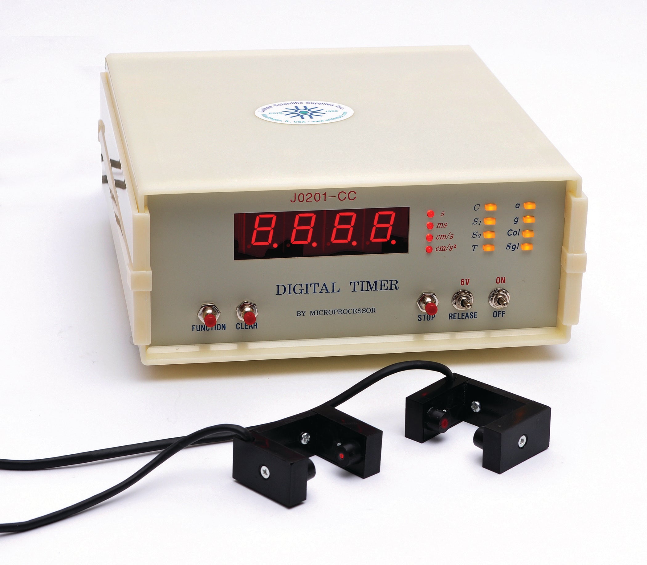 United Scientific® Digital Timer With Photogates