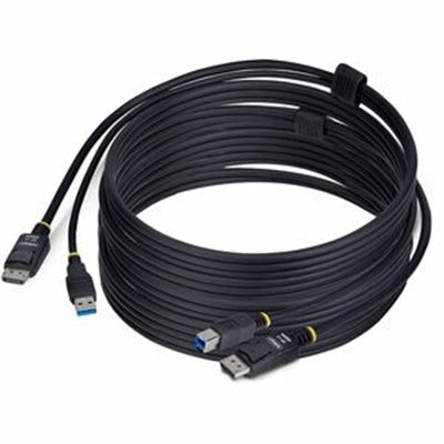 StarTech.com - StarTech 10ft DP & USB KVM Cable, 4K 60Hz, DP 1.2 & USB Combo for KVM Switches