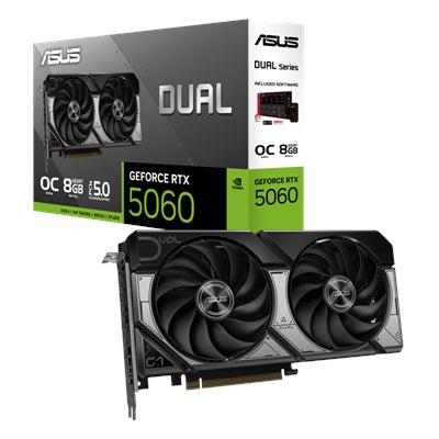 ASUS Dual GeForce RTX™ 5060 8GB GDDR7 OC Edition Gaming Graphics Card