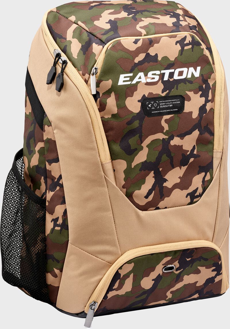 Eason Dugout Backpack - Tan Army Camo