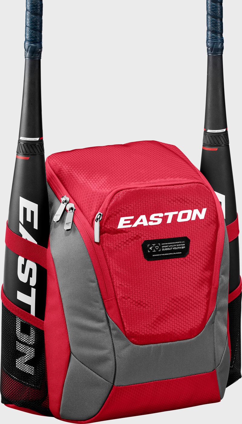 Easton Dugout Youth Backpack - Red