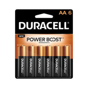 Alkaline Battery, MN1500, Coppertop, AA, 6PK, 48/CS
