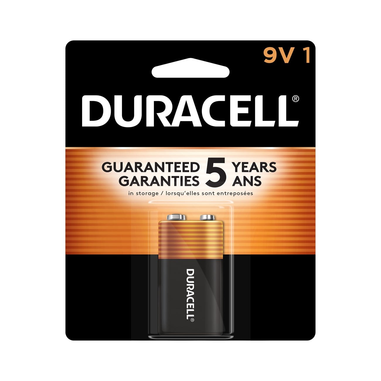 Alkaline Battery, MN1604, Coppertop, 9V, 1PK, 48/CS