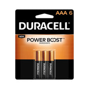 Alkaline Battery, MN2400, Coppertop, AAA, 6PK, 40/CS