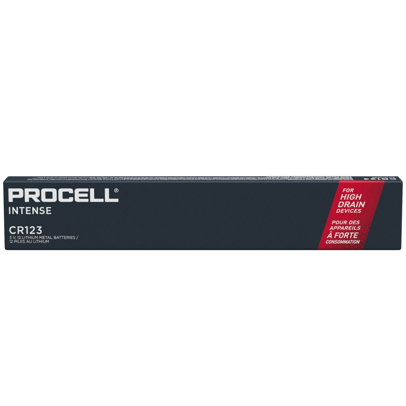 Lithium Battery, CR123, Bulk, 12/BX, 18 BX/CS