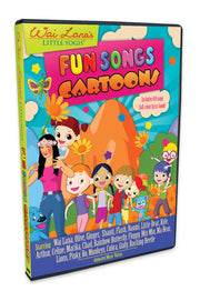Little Yogis™ Fun Songs Cartoons DVD & Lyrics Book