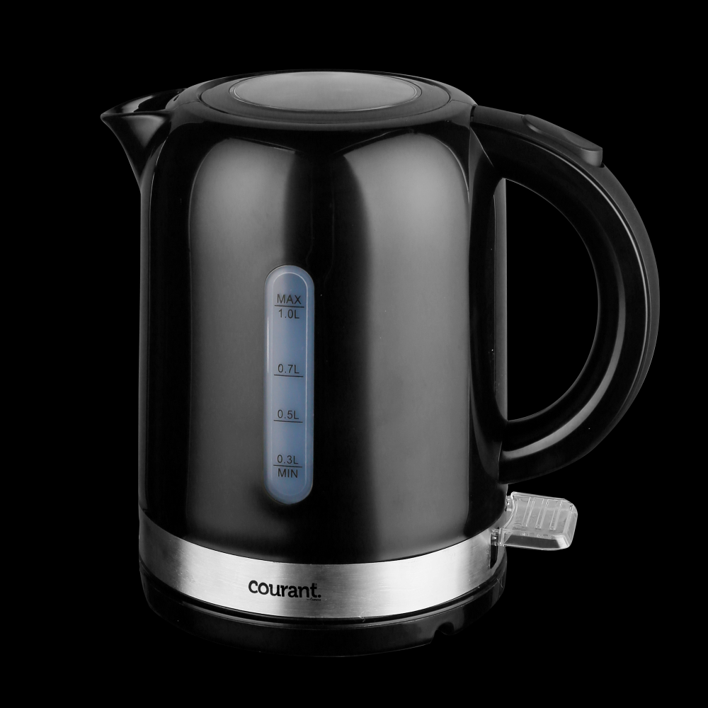 Courant 1 Liter Cordless Electric Kettle - Black