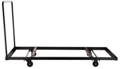NPS® Folding Table Dolly for Horizontal Storage, Up To 72" L, Frame Color: Brown