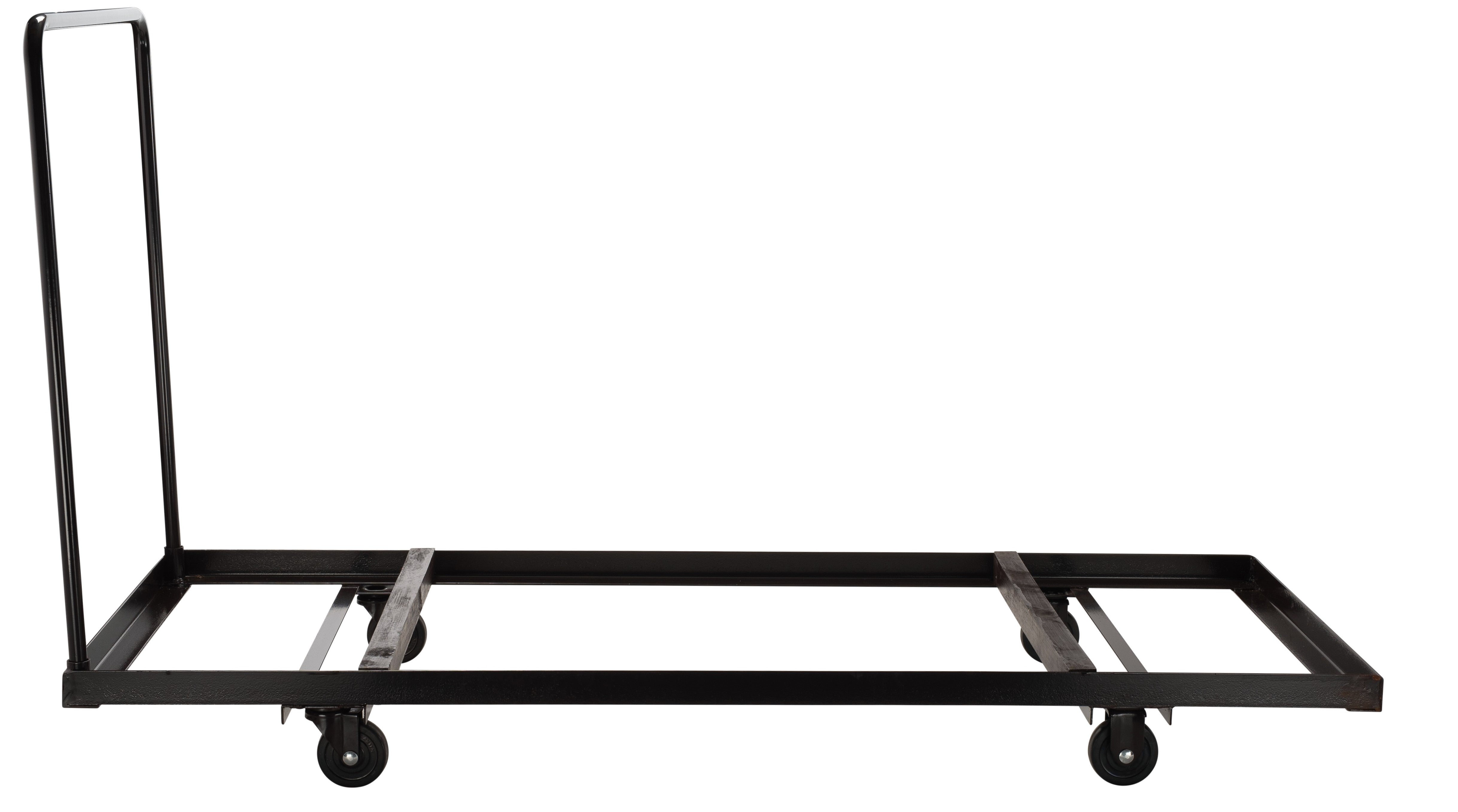 NPS® Folding Table Dolly for Horizontal Storage, Up To 72" L, Frame Color: Brown