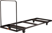 NPS® Folding Table Dolly for Horizontal Storage, Up To 96" L, Frame Color: Brown