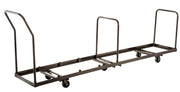 NPS® Folding Chair Dolly for Vertical storage, 50 Chair Capacity, Frame Color: Brown