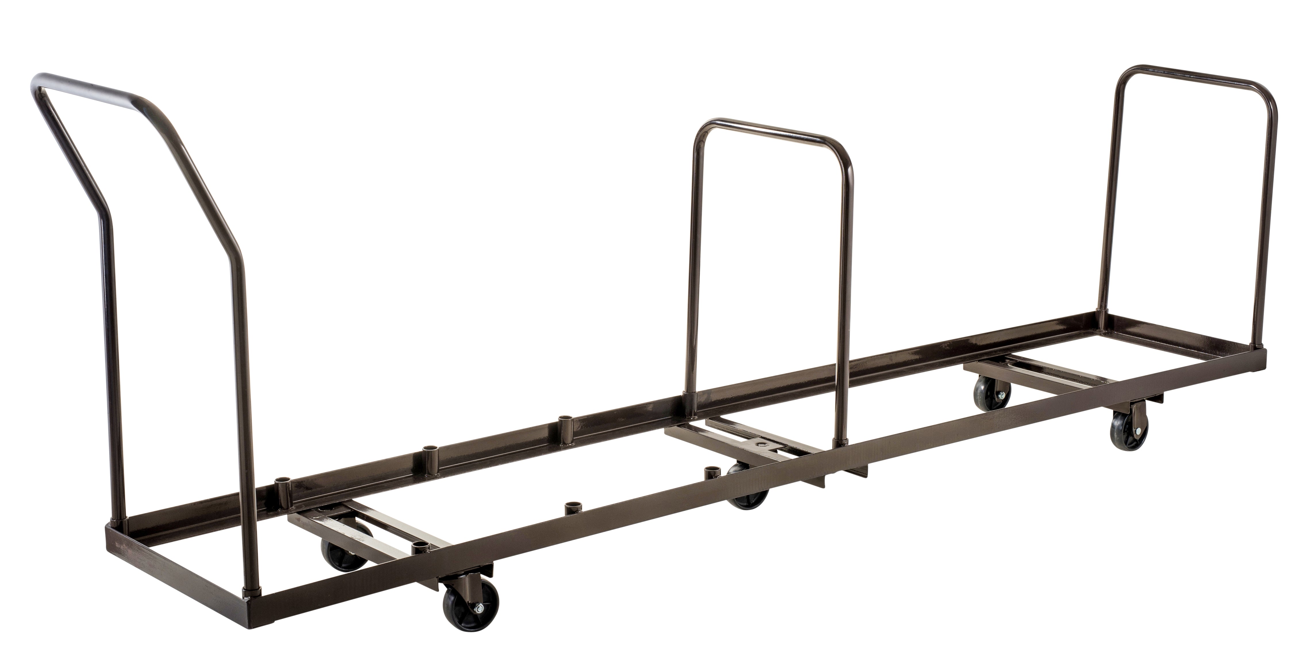NPS® Folding Chair Dolly for Vertical storage, 50 Chair Capacity, Frame Color: Brown