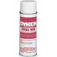 Dykem LAYOUT FLUIDS, Color: DYKEM STEEL RED, SIZE: Aerosol 16 oz, Case Pack: 12