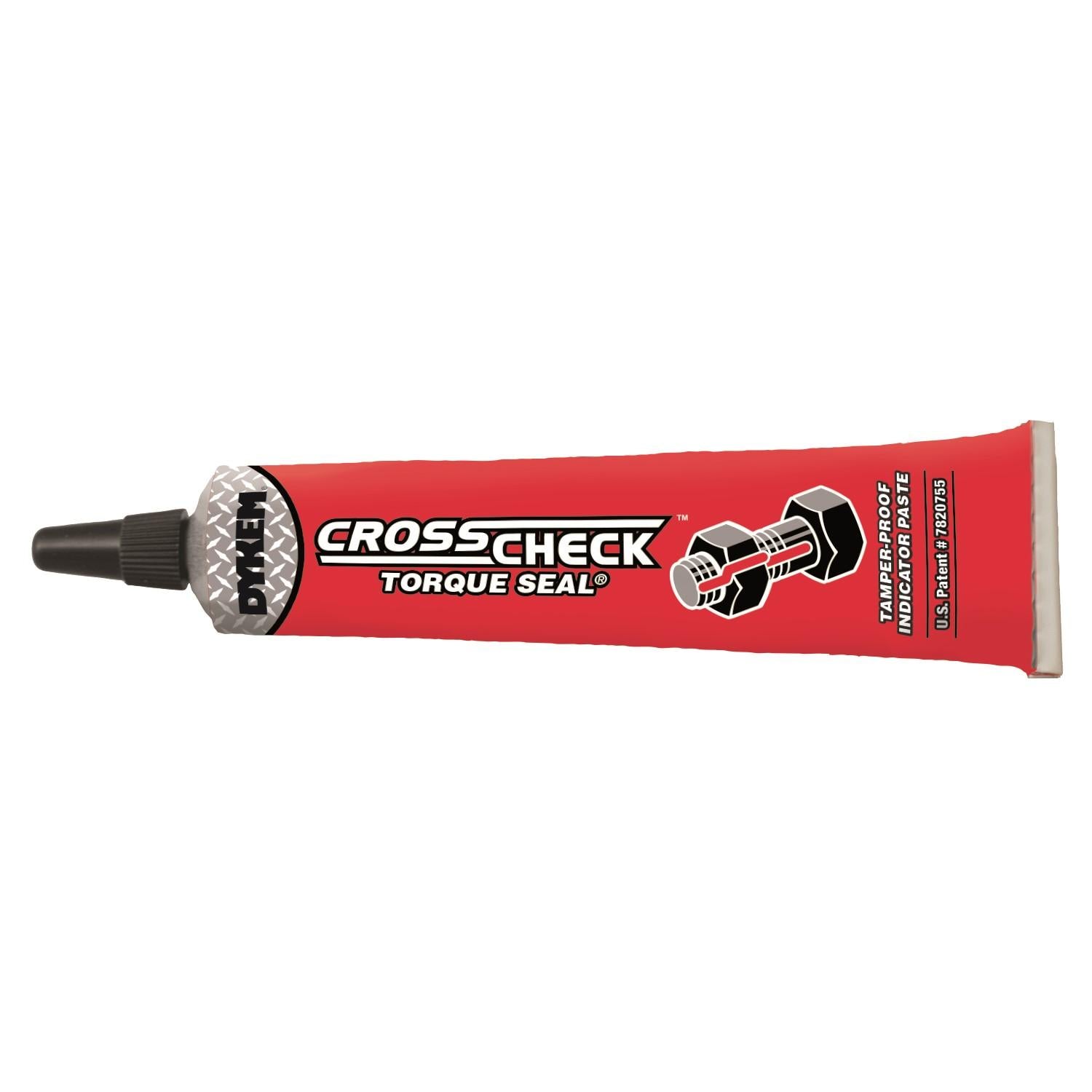 ITW DYKEM Cross Check Torque Seal Tamper-Proof Indicator Paste, Color:  Red, Size: 1 oz Tube, Case Quantity: 24 Tubes per case