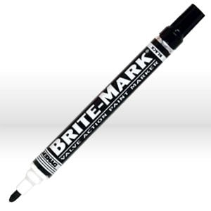 ITW Dymon/Dykem Brite-Mark Valve Action Marker, Type: Valve action tip, Style: Permanent capillary marker, Material: Solvent based, Size: Medium tip, Color: Black, Replaces Part Number: DYM41003