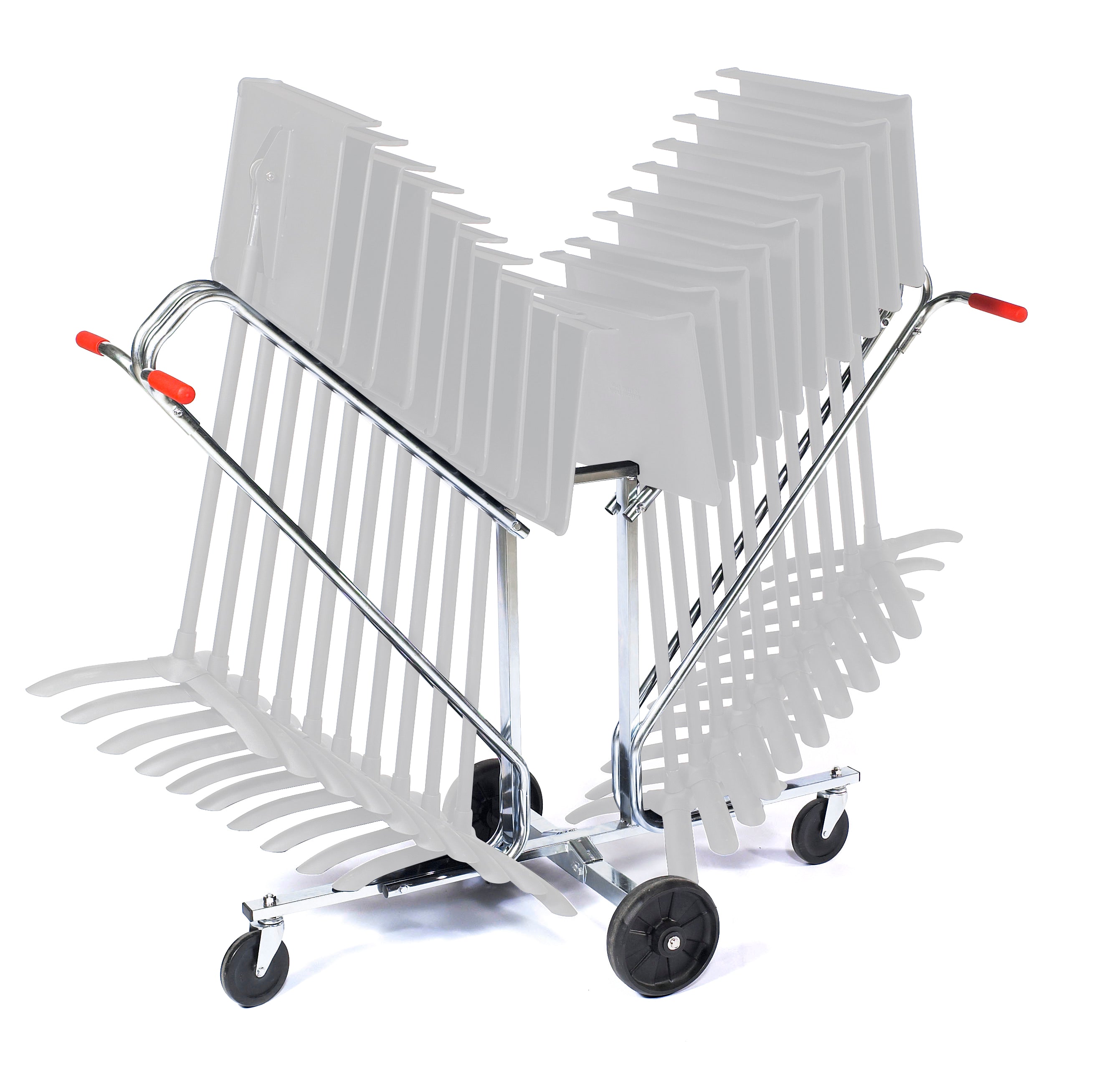 NPS® Dolly for 20 Melody Music Stands, Frame Color: Zinc