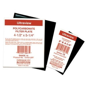 Dynaflux Plastic Filter Plates, Size: 2" x 4-1/4", Shade: 11, Packaging Qty: 50