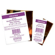 Dynaflux Gold Glass Filter Plates, Size: 2" x 4-1/4", Shade: 11, Packaging Qty: 50