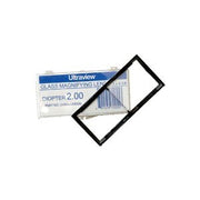 Dynaflux Glass Magnifying Lens, Size: 2" x 4-1/4", Magnification: 2.0, Packaging Qty: 6