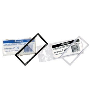 Dynaflux Plastic Magnifying Lens, Size: 2" x 4-1/4", Magnification: 2.25, Packaging Qty: 6