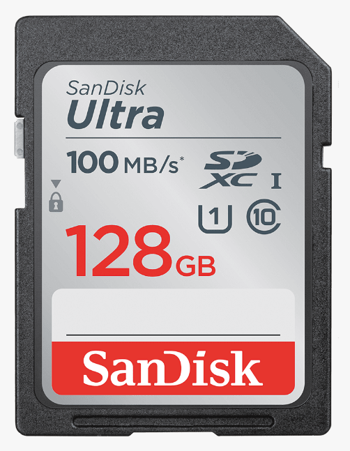 SanDisk 128GB Ultra SDHC/SDXC Memory Card