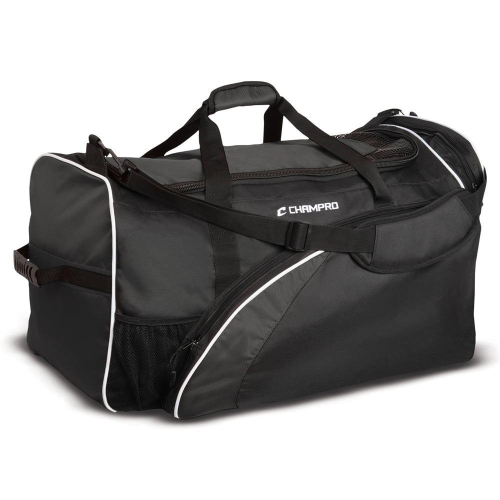 Varsity Football Equipment Bag 28" x 15" x 15" - Black