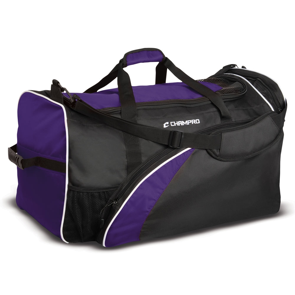 Varsity Football Equipment Bag 28" x 15" x 15" - Purple