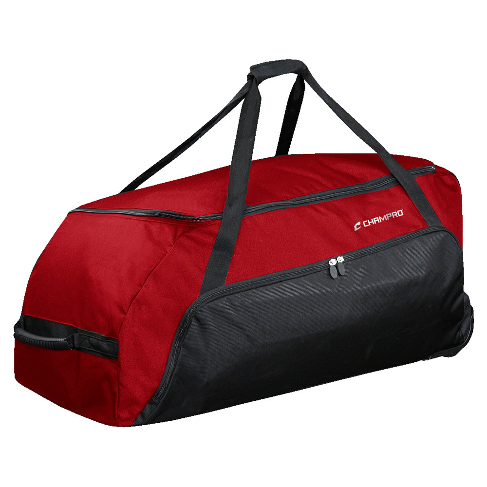 Jumbo All-Purpose Bag on Wheels - 36" x 16" x 18" - Scarlet