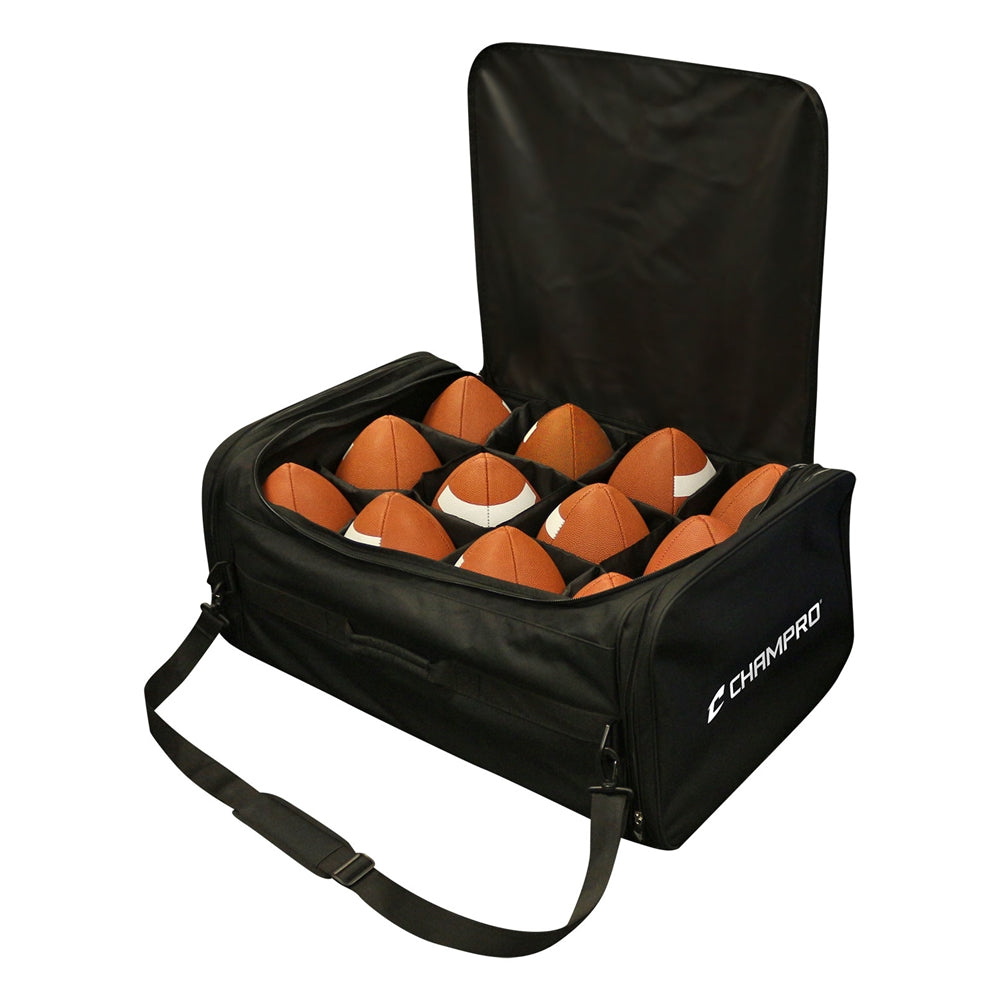 Football Compartment Carry Bag - Black