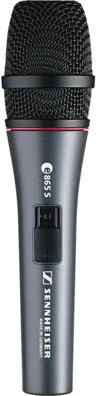 Sennheiser E865S Condenser Vocal Microphone With On/Off Switch
