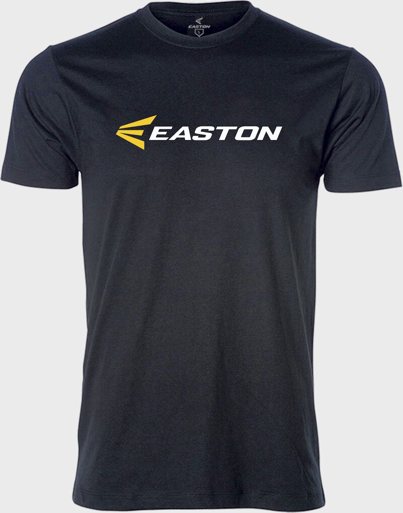 Easton Adult Linear Logo T-Shirt - Small - Black