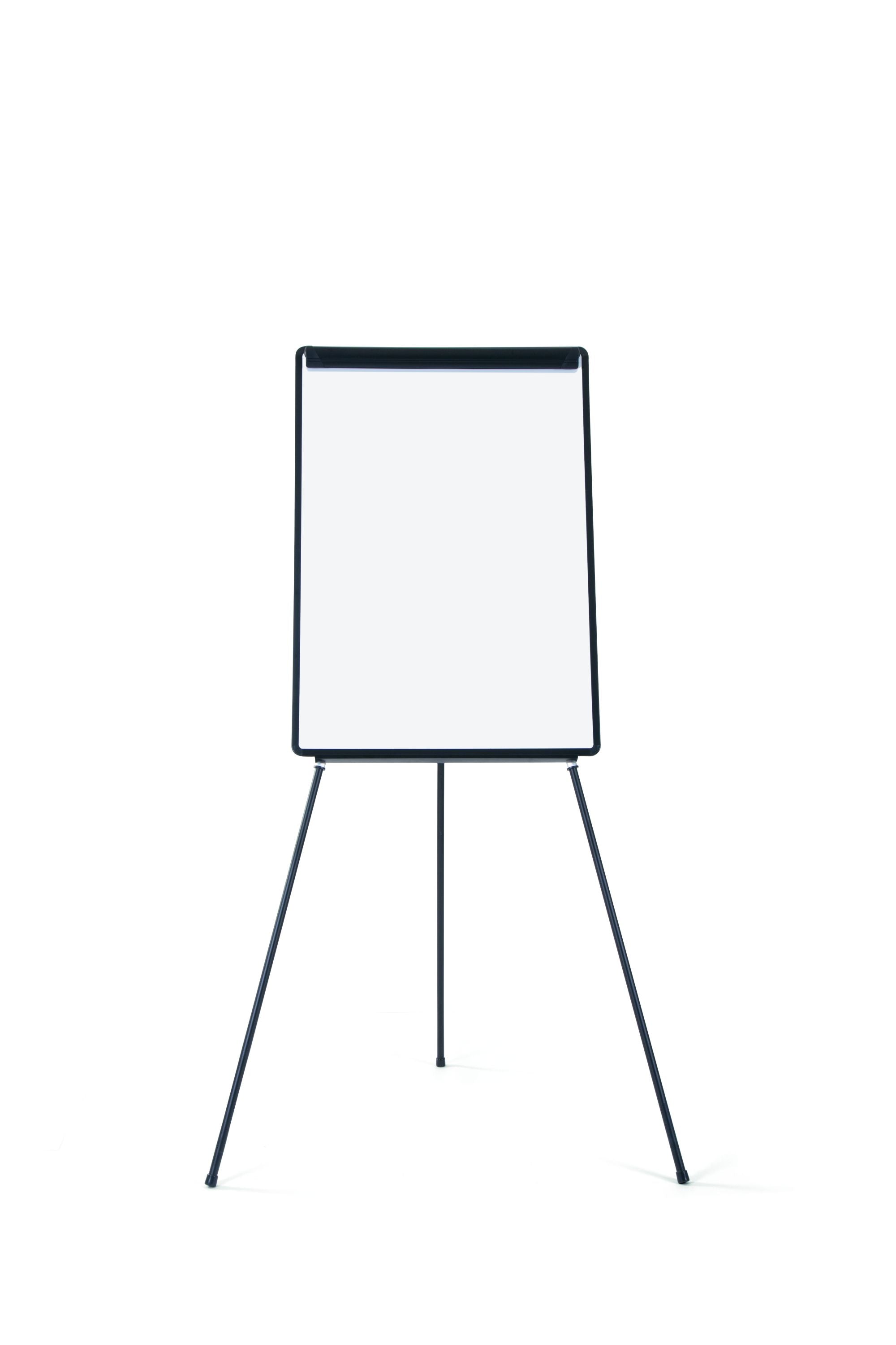 MasterVision Silver Easy Clean Dry Erase Tripod Pres. Plastic Frame Easel, Black
