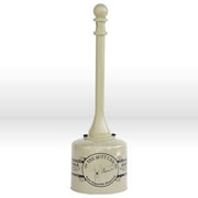 SAFETY BUTT CANS, Galvanized Steel Can w/Poly Tube - Beige, CAPACITY: 5 Gal.