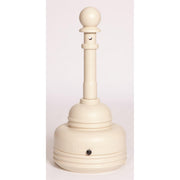 SAFESMOKERS, SafeSmoker Receptacle - Poly w/Metal Bucket-Beige, CAPACITY: 5 Quart