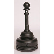 SAFESMOKERS, SafeSmoker Receptacle - Poly w/Metal Bucket-Black, CAPACITY: 5 Quart