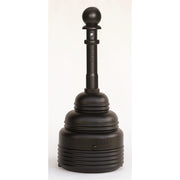 SAFESMOKERS, SafeSmoker Receptacle - Poly w/Metal Bucket-Black, CAPACITY: 4 Gal.