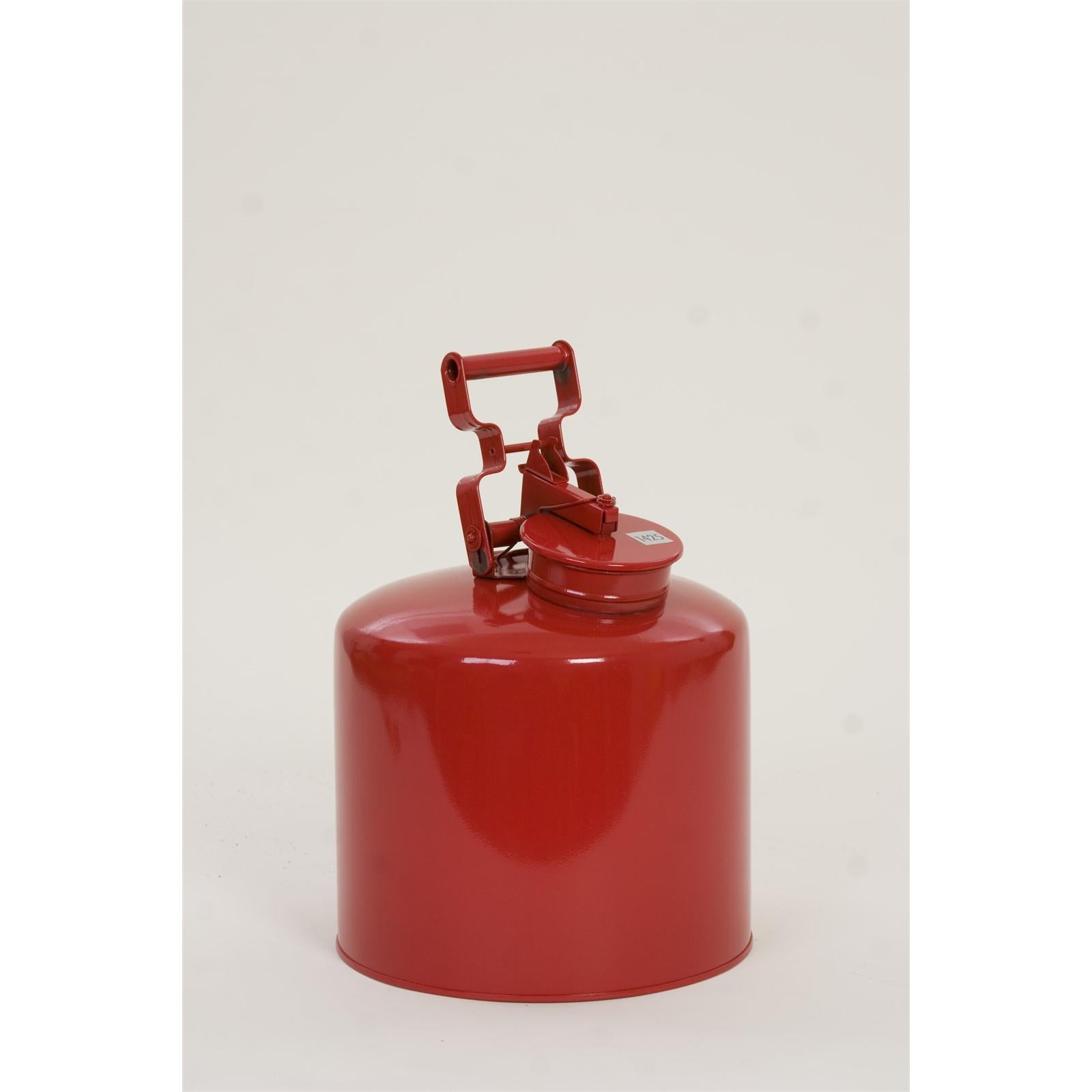 WASTE DISPOSAL CONTAINERSSAFETY DISPOSAL CANS, Galvanized Steel - Red, CAPACITY: 5 Gal.