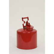WASTE DISPOSAL CONTAINERSSAFETY DISPOSAL CANS, Galvanized Steel - Red, CAPACITY: 5 Gal.