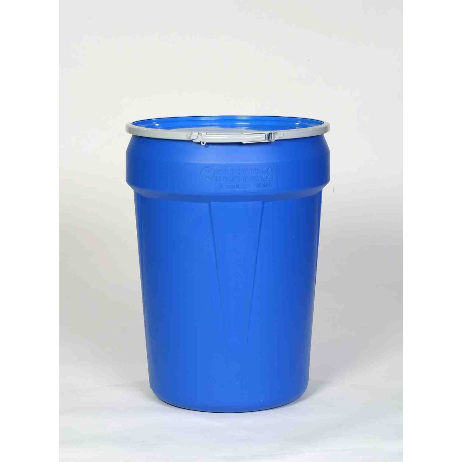 LAB, OVERPACK AND SALVAGE DRUMS, 30 Gal Lab Pack (Blue) w/Metal Lever-Lock Ring