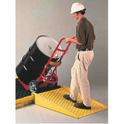 HAZ-MAT PRODUCTS SPILL PLATFORMS AND PALLETS, Poly Ramp for Platform Units & 1645 (Yellow)