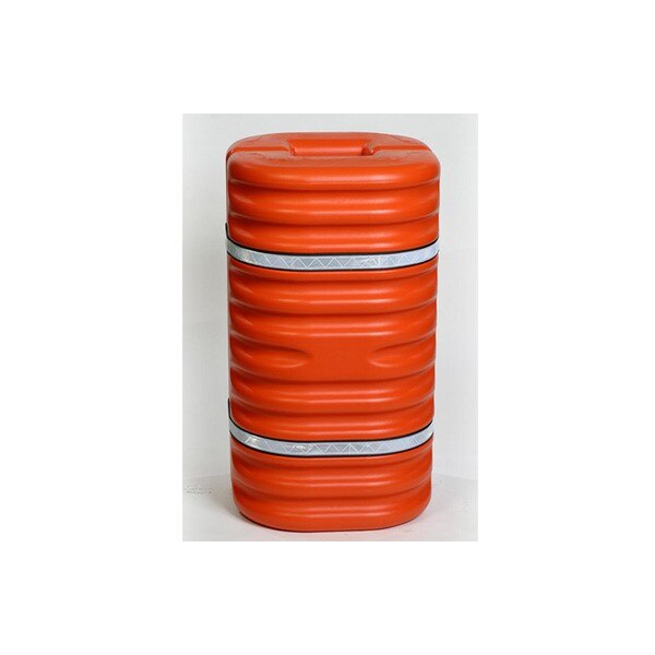 COLUMN PROTECTORS, 10" Column Protector, Orange w/Reflective Bands