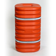 COLUMN PROTECTORS, 12" Column Protector, Orange w/Reflective Bands