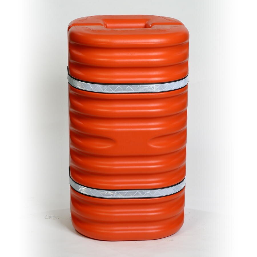 COLUMN PROTECTORS, 12" Column Protector, Orange w/Reflective Bands